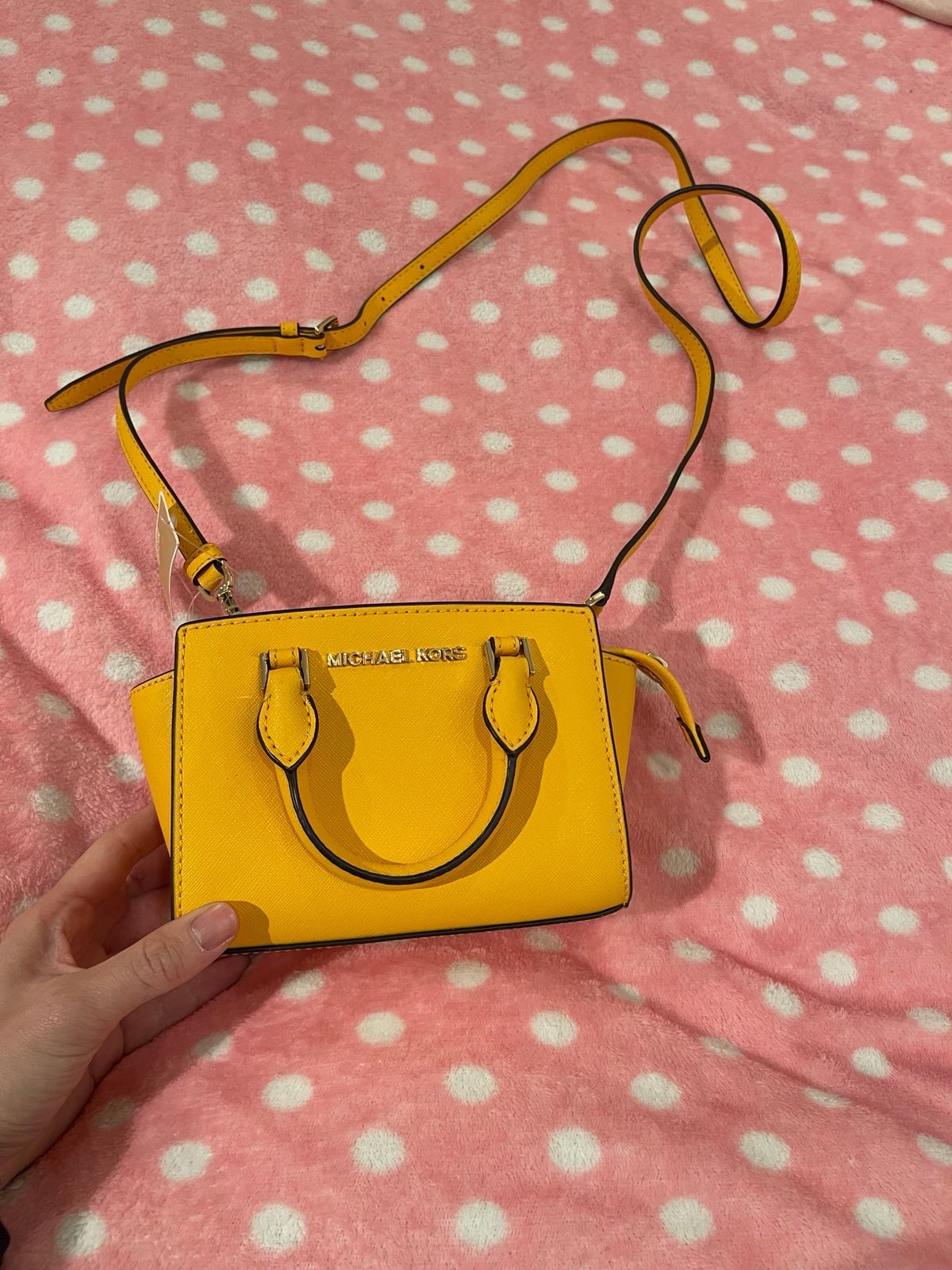 michael kors yellow crossbody