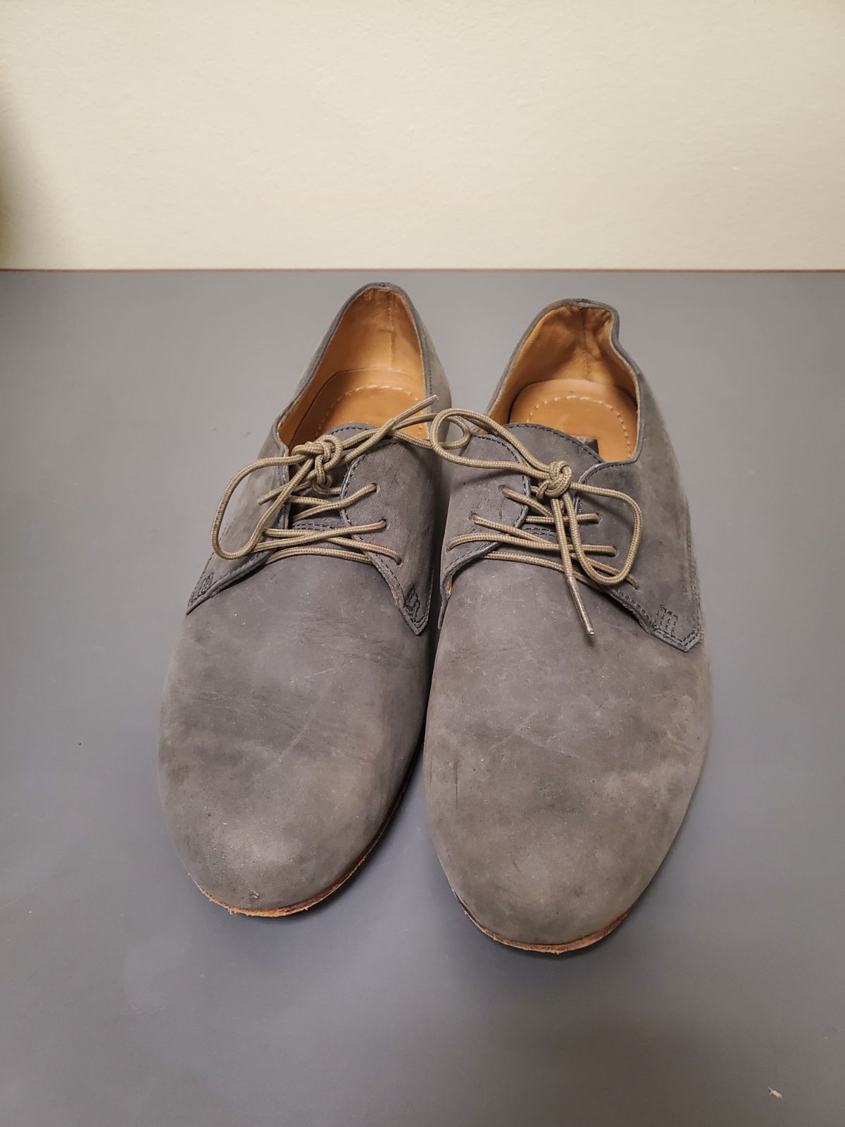 Nisolo Suede Laced up Oxford Shoes Women's Sz 7