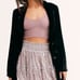 Free People Lavender Bubble Skirt Size S