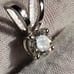 ☆ 2ctw Moissanite Diamond Pendant Solid .925 Sterling Silver Stamped Unisex