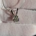 ☆ 2ctw Moissanite Diamond Pendant Solid .925 Sterling Silver Stamped Unisex