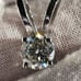 ☆ 2ctw Moissanite Diamond Pendant Solid .925 Sterling Silver Stamped Unisex