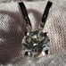 ☆ 2ctw Moissanite Diamond Pendant Solid .925 Sterling Silver Stamped Unisex
