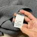 Ann Mashburn V-Neck Cashmere Gray Sweater Balloon Sleeves size large