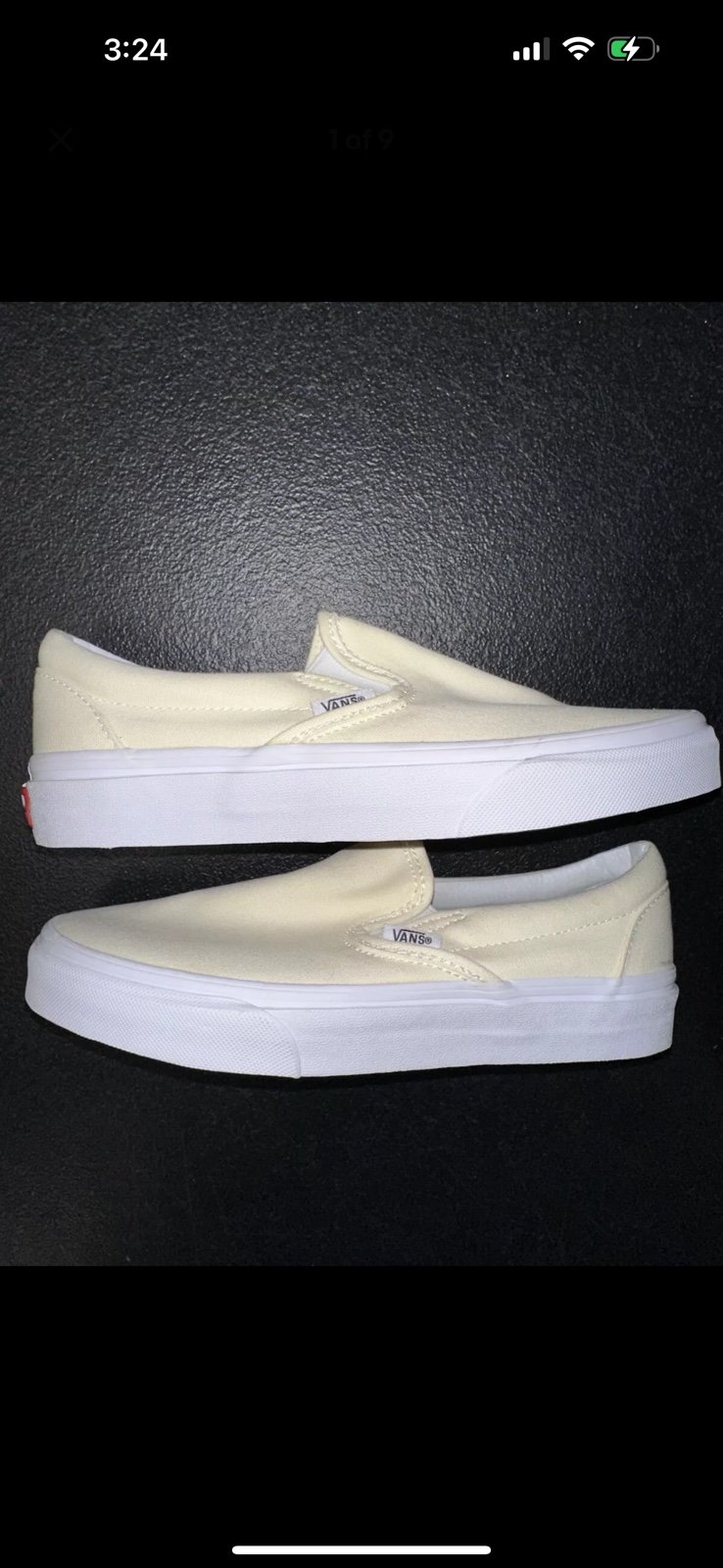 Vans Low Top Cream size 5.5