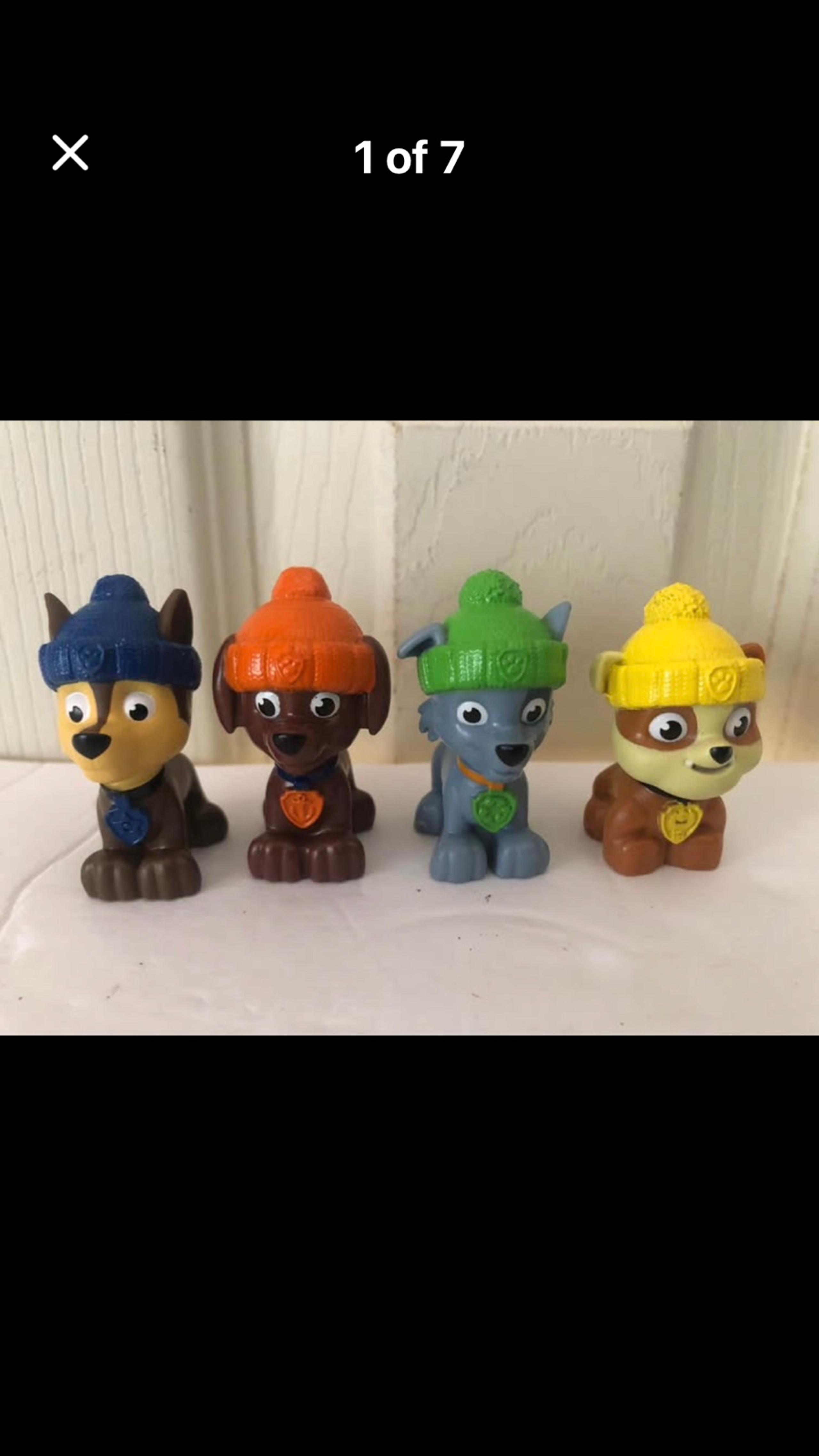Paw Patrol Mini Figures - Lot of 4