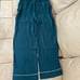 SOMA WOVEN Long-Sleeve Notch Collar Top and Pants Set. MSRP 138
