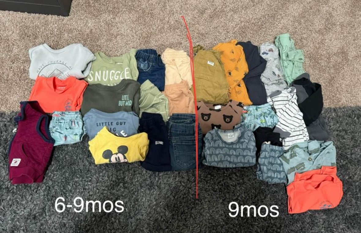 6-9 month boy clothing bundle