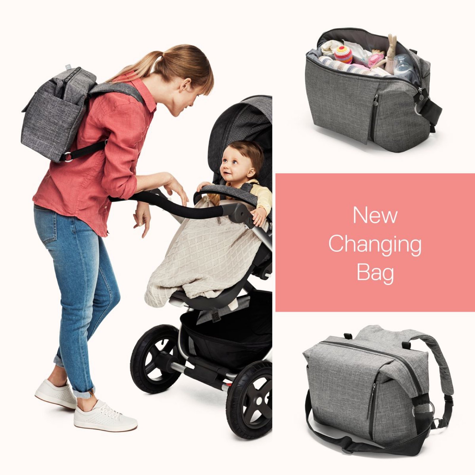 Stokke diaper changing bag