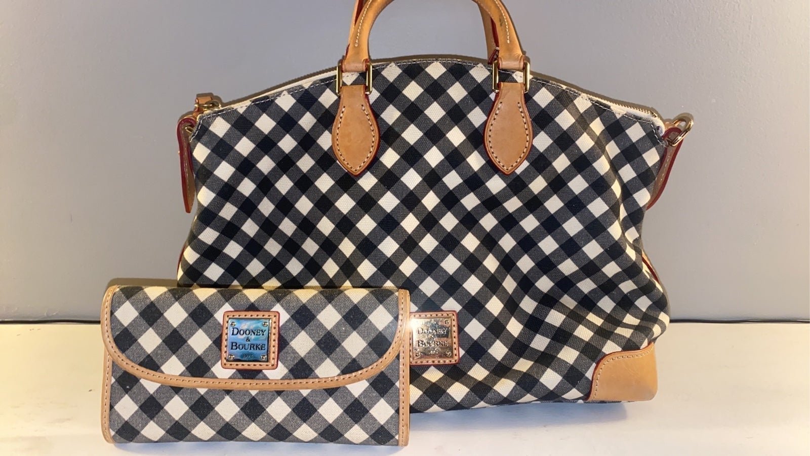 Dooney Bourke Gingham Small Audrey