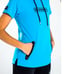 Active Faith Sports Sweatshirt Hoodie Womens S Blue Zip Pockets Blessed NWT