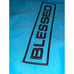 Active Faith Sports Sweatshirt Hoodie Womens S Blue Zip Pockets Blessed NWT