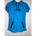 Active Faith Sports Sweatshirt Hoodie Womens S Blue Zip Pockets Blessed NWT