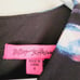 Betsey Johnson Size 4 Black Multicolor Cap Sleeve Floral Women’s Scuba Dress