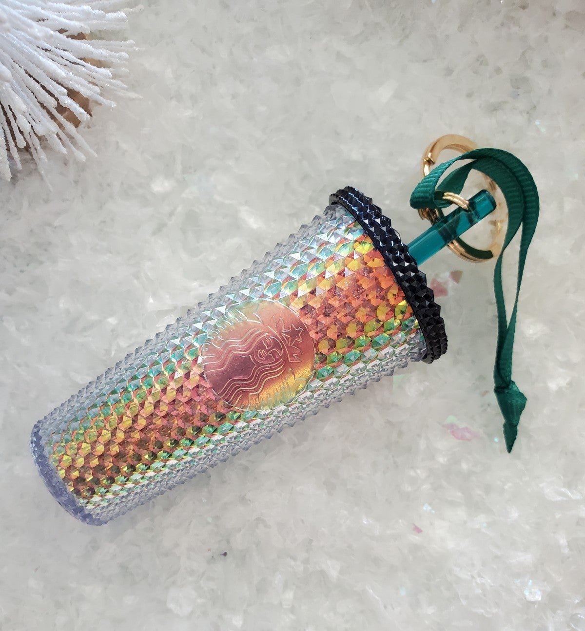Exclusive Starbucks Philippines Peacock Studded keychain