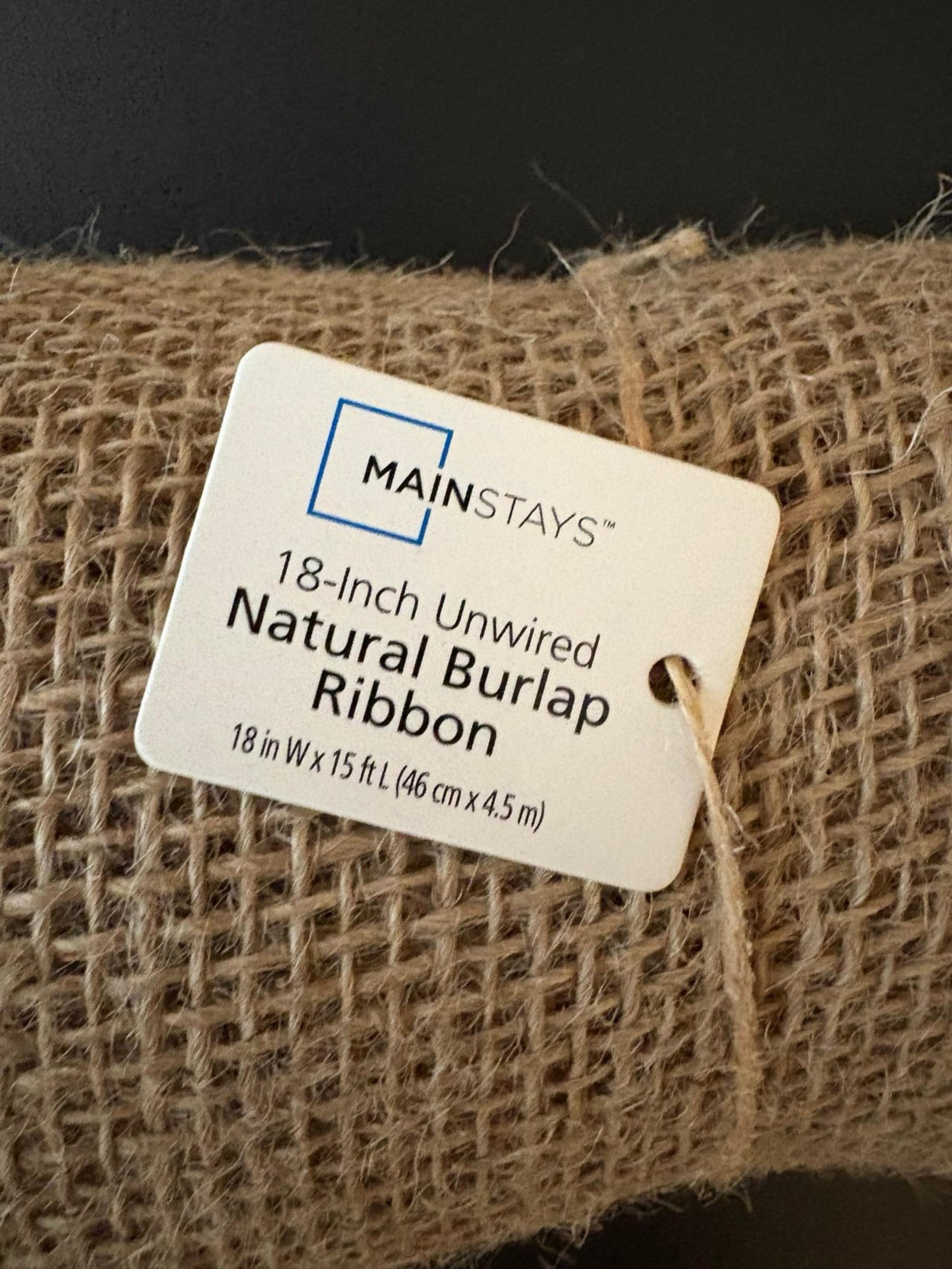 Burlap roll for crafting