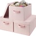 3-Pack Stackable Storage Containers Storage Baskets asd1