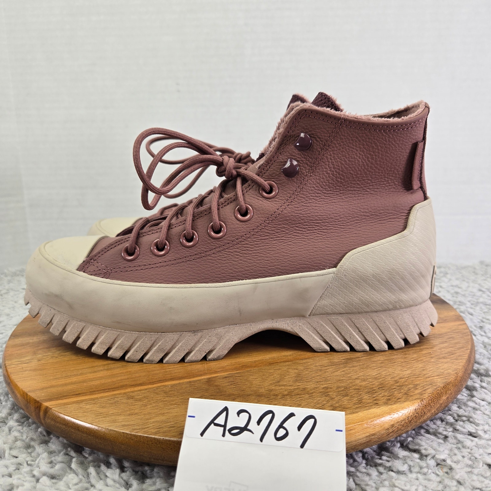 Converse CTAS Lugged 2.0 Hi Counter Climate Burgundy Y2K Platform Sneaker Boot