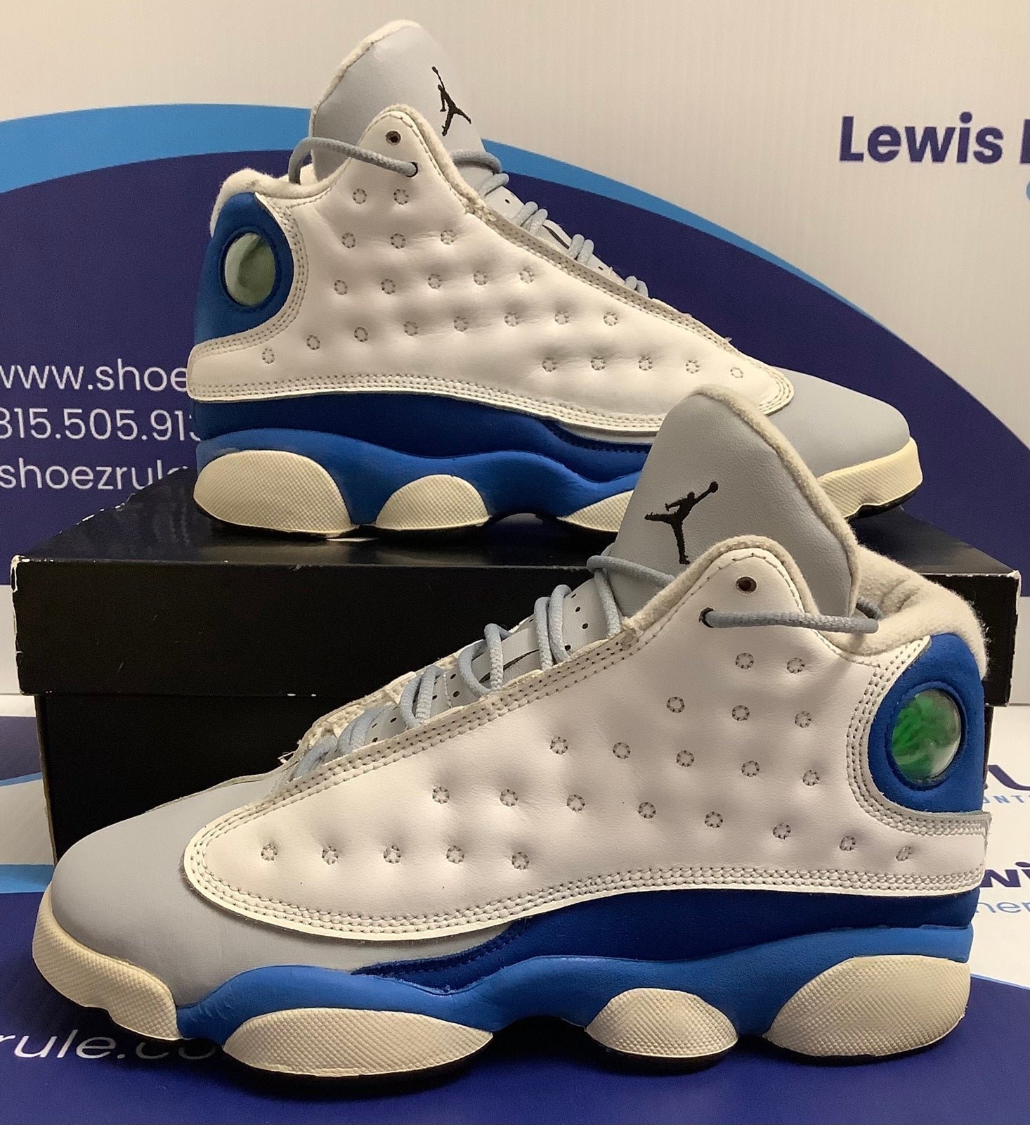 Air Jordan 13 Italy Blue Kids 6y