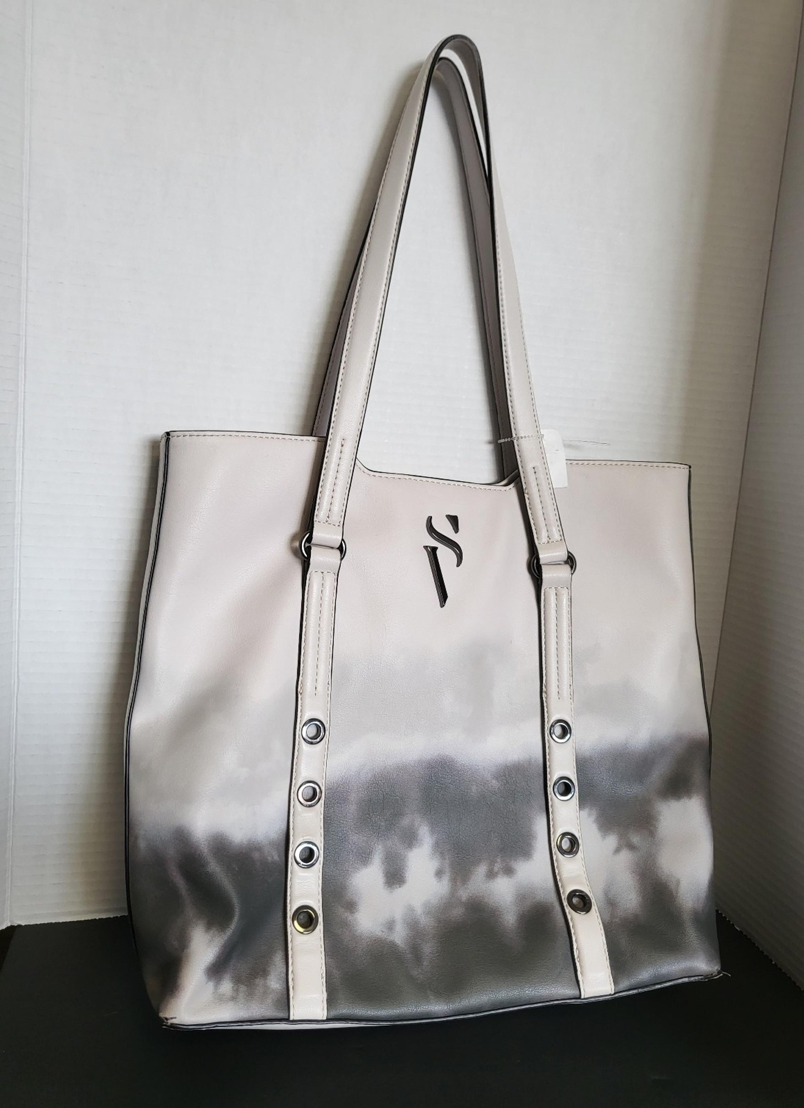 Grey and white camaflodge faux leather simply Vera bag