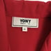 Yony Camp Collar Shirt with Piping Red White XL Streetwear Made in USA
