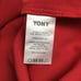 Yony Camp Collar Shirt with Piping Red White XL Streetwear Made in USA