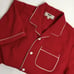 Yony Camp Collar Shirt with Piping Red White XL Streetwear Made in USA