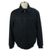 Perry Ellis Black Wool Blend Lined Bomber Jacket Mens Size XL