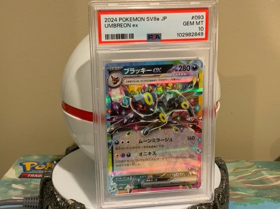 Terastal Fest Ex Umbreon Ex 093 PSA 10