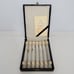Set of 6 Vintage Pioneer Samurai Stainless Steel Steak Serrated Knives 3 Blade