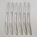Set of 6 Vintage Pioneer Samurai Stainless Steel Steak Serrated Knives 3 Blade