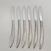 Set of 6 Vintage Pioneer Samurai Stainless Steel Steak Serrated Knives 3 Blade