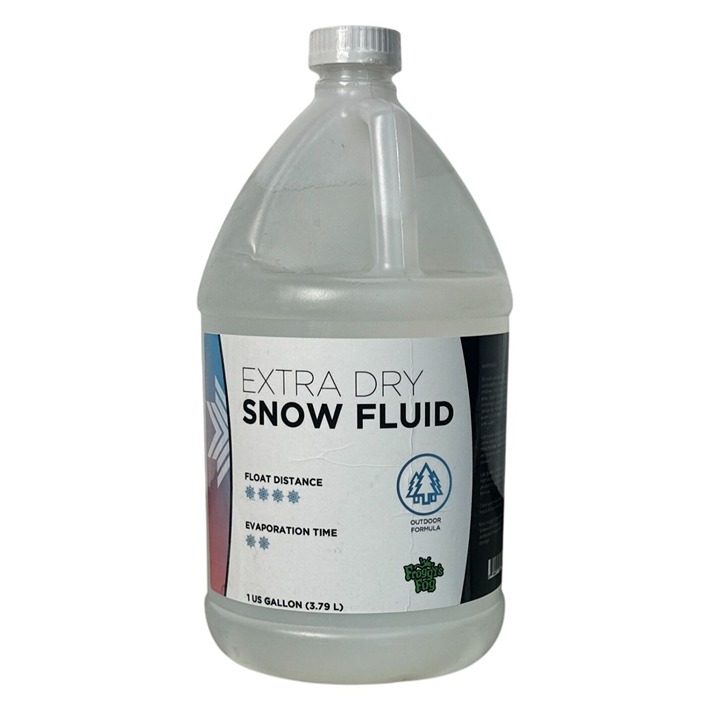 Froggys Fog Extra Dry Snow Fluid Outdoor Formula 1 Gallon For Snow Machines
