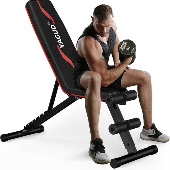NEW Weight Bench Press,Adjustable Workout Benches for Home Gym Dumbbell Exercise