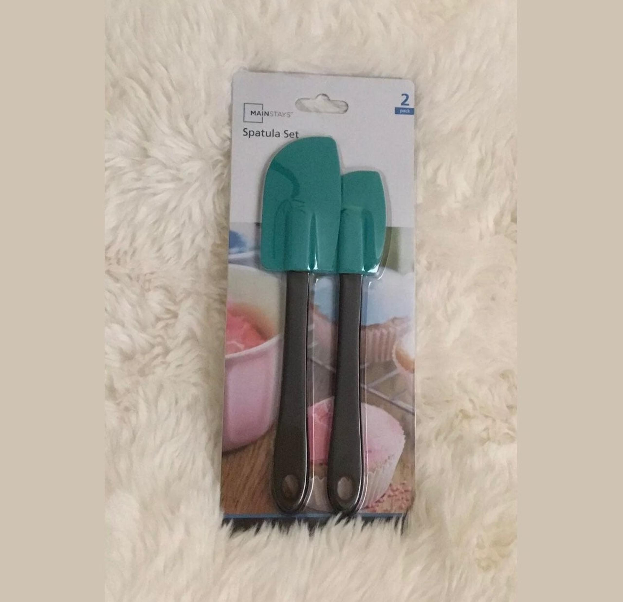 NEW Mainstays Spatula Set, 2 Count.