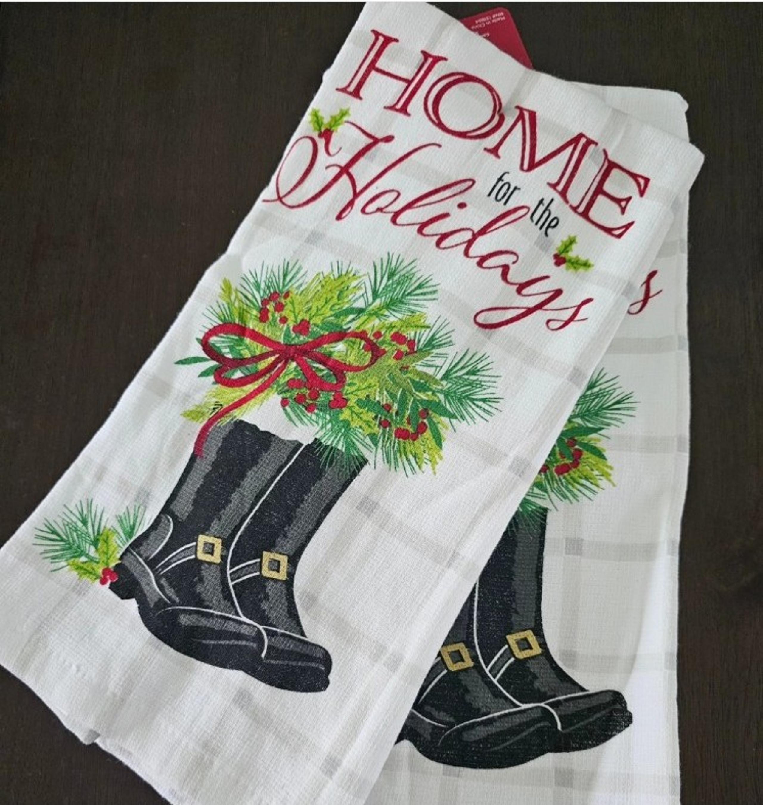 Christmas Farmhouse Kitchen Towels