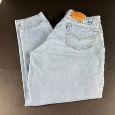 VTG 90s Levi's Men's 34x31* 560 Loose Tapered Light Blue Cotton Denim Tag 36x32