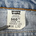 VTG 90s Levi's Men's 34x31* 560 Loose Tapered Light Blue Cotton Denim Tag 36x32
