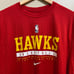 Nike NBA Atlanta Hawks Team Issued On-Court Practice Shirt Red 2XL-T CV3843-657