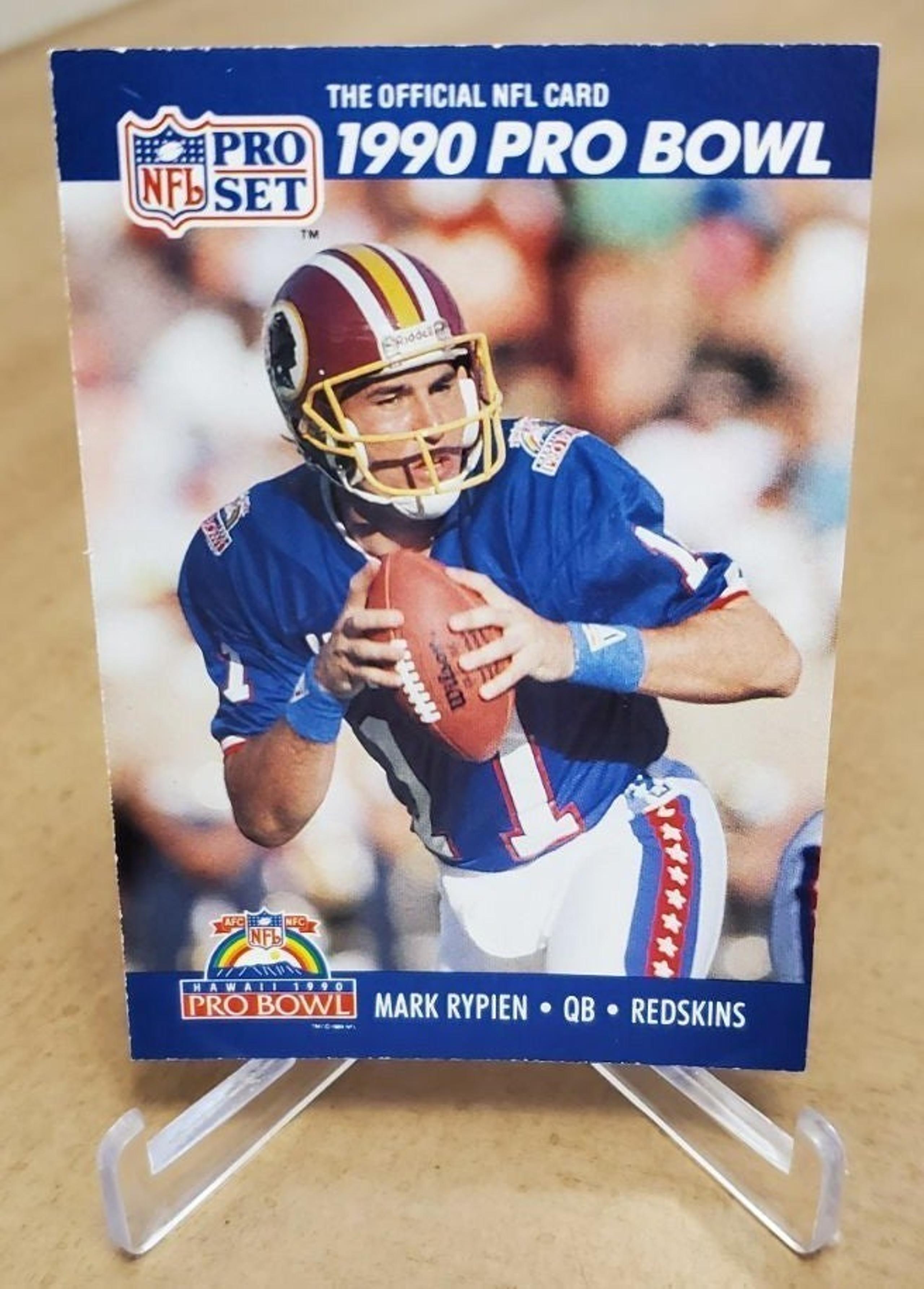 1990 NFL Pro Set Mark Rypien Pro Bowl Card #412