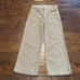 PAIGE Anessa Wide Leg Jeans in Vintage Soft Sand, Size 26