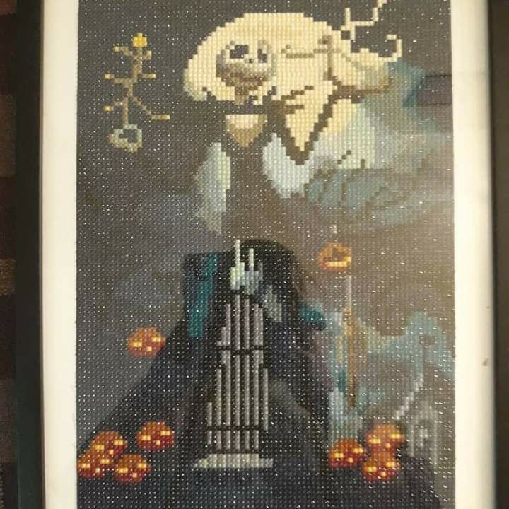 Framed 5d diamond painting