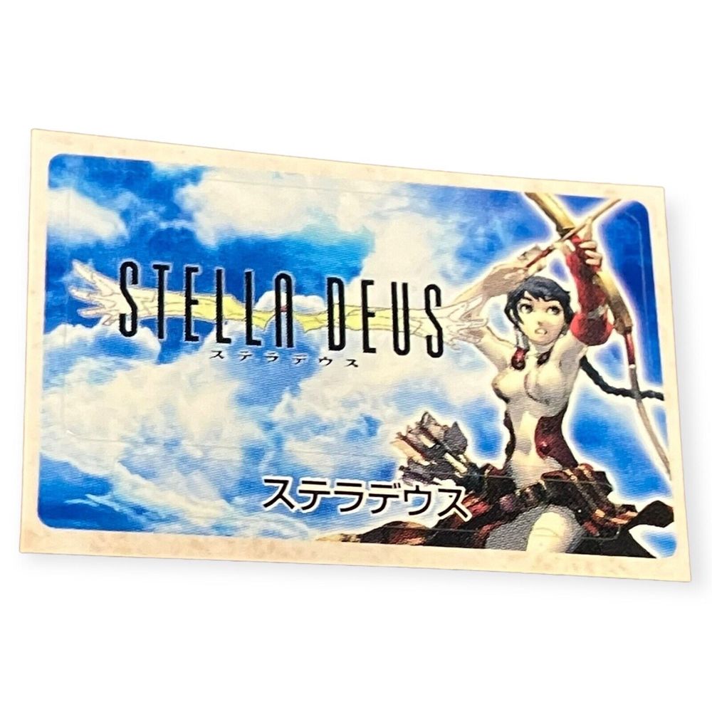 Sony PlayStation 2 Ps2 Stella Deus The Gate of Eternity 2004 Memory Card Sticker