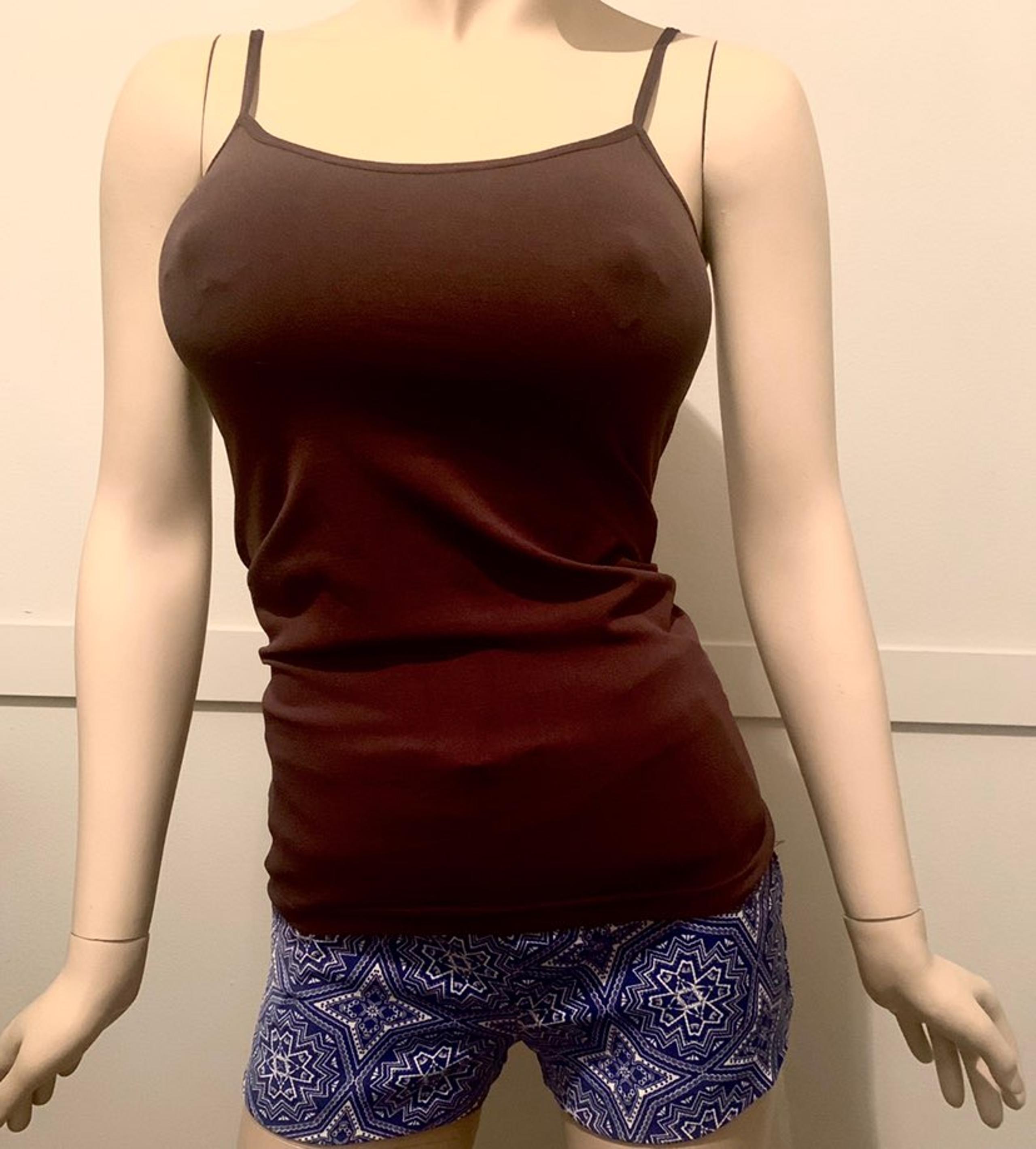 One Size Brown Tank Top (Tall)