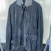 AllSaints Survey Waxed Suede Double Layer Blazer