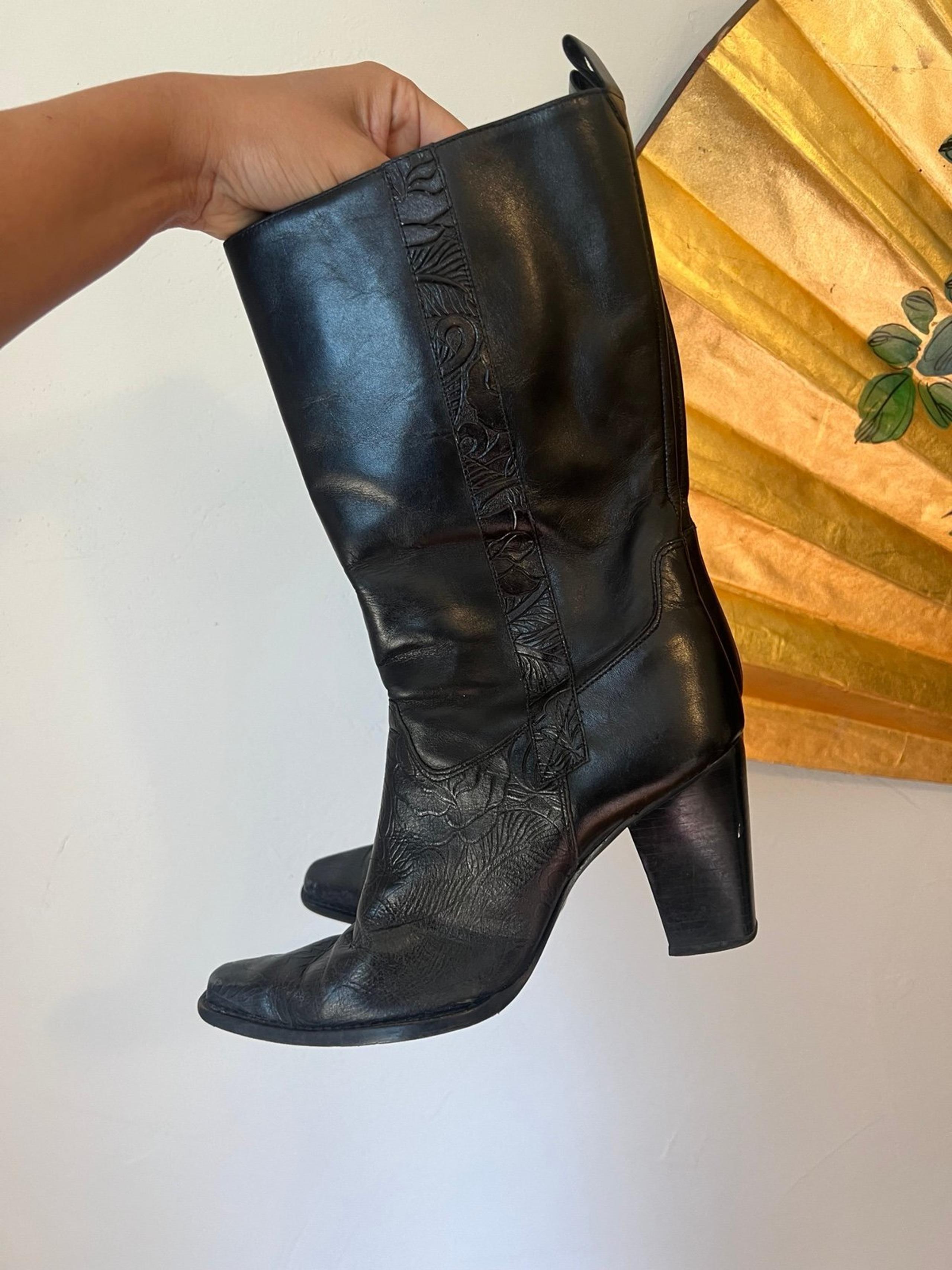 Antonio Melani Vintage tooled boots