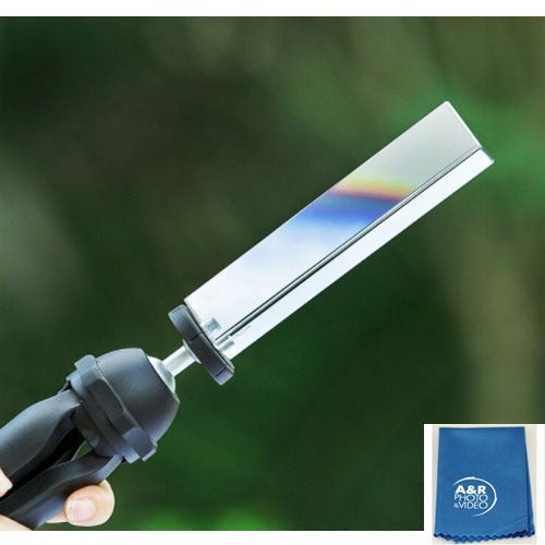JJC KIWIFOTOS KB-130T K9 Optical Glass 130mm 30mm Photography Triangular Prism