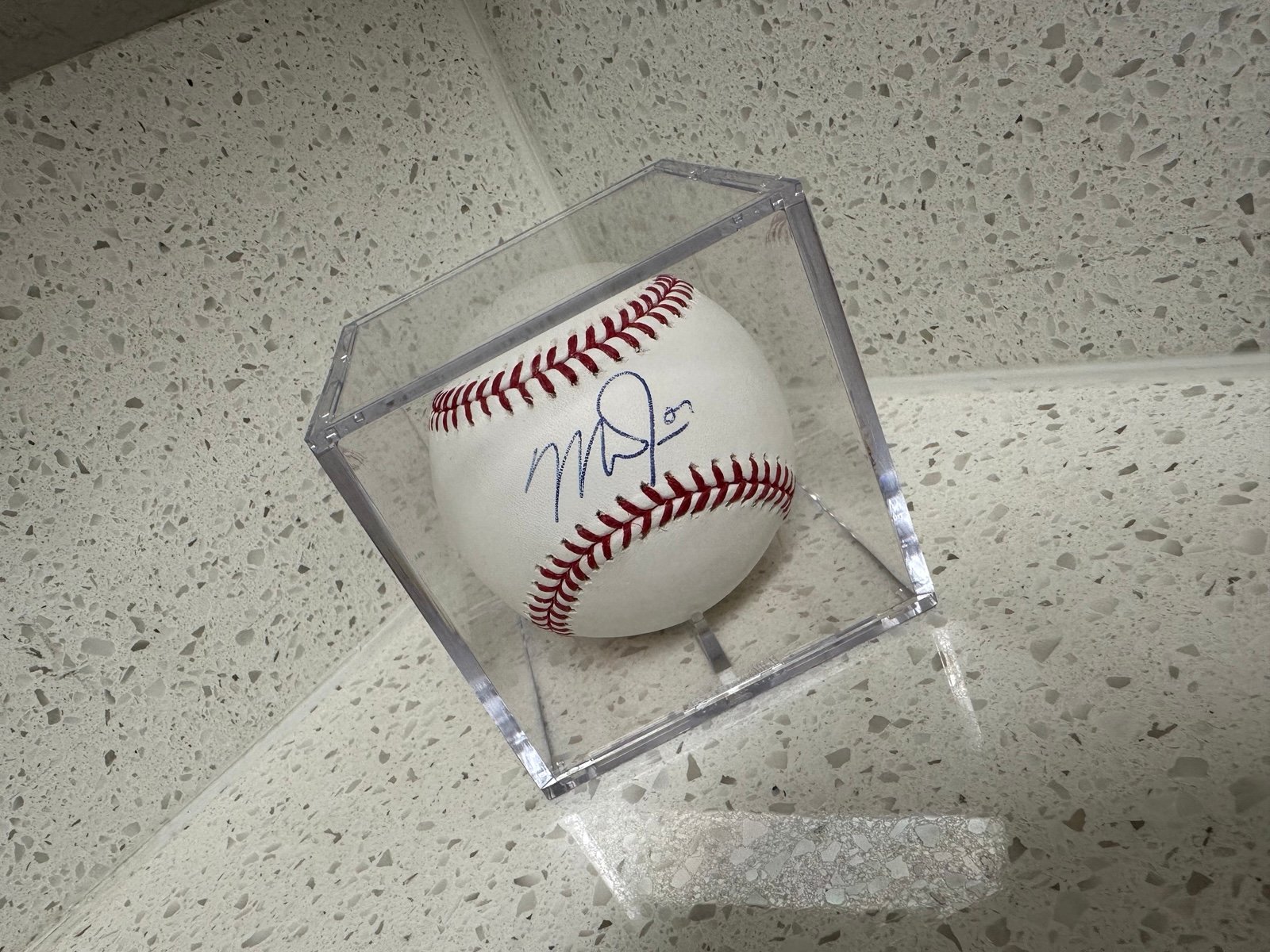 Mike Trout Auto Autographed Signed OML Baseball PSA JSA