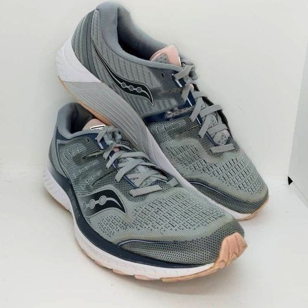 Saucony Guide ISO2 Everun Women's Pre-owned Gray Running Sneakers - sz. 11 1/2