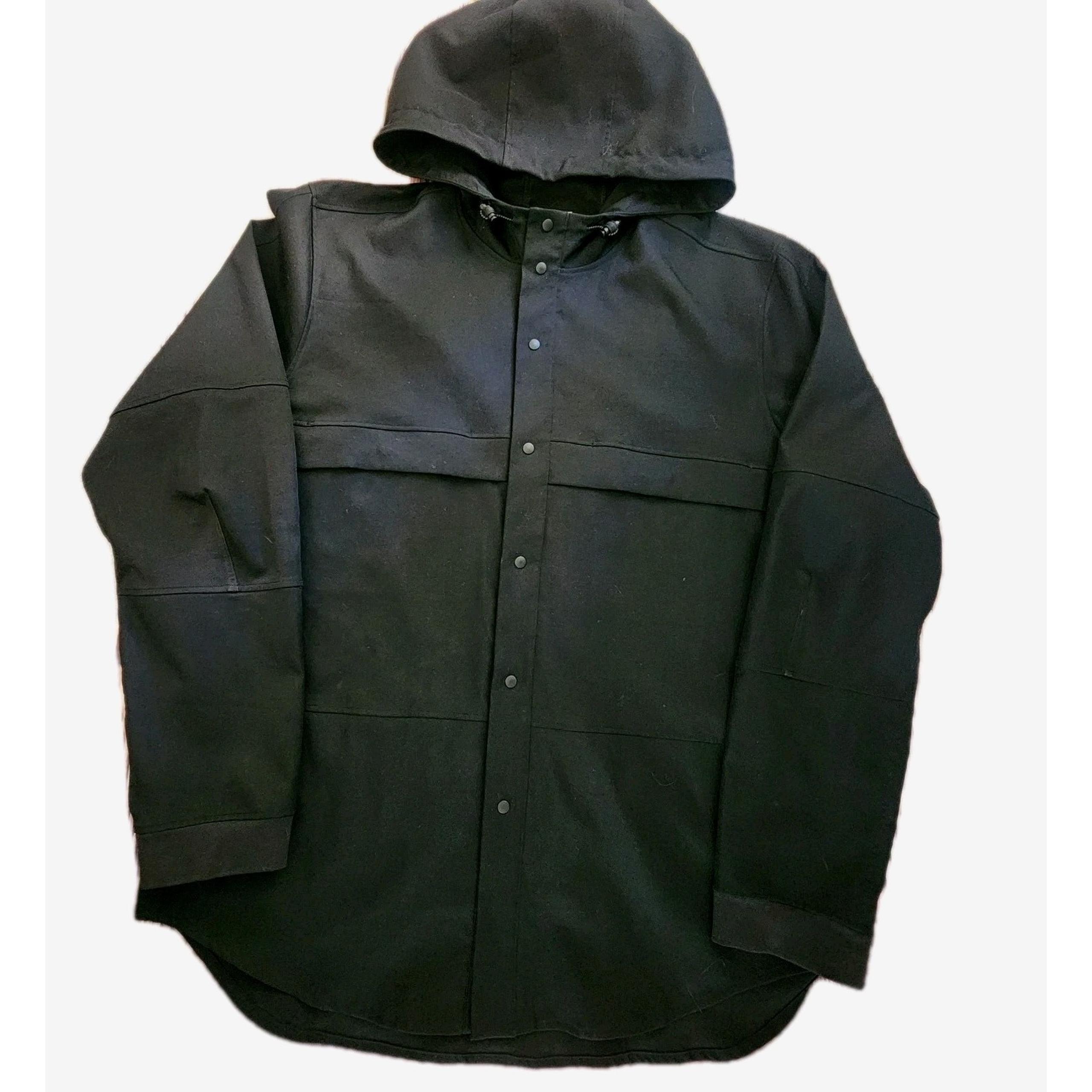 Lululemon Lab Mens Vector Space Jacket XL Black Rare Minimalist Water Repellent